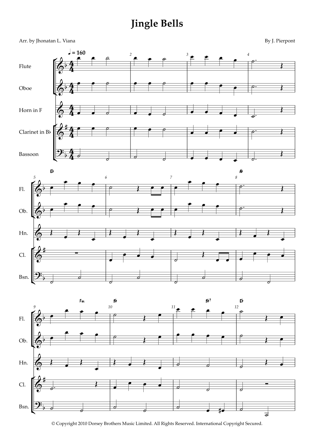 Jingle Bells (arr. Jhonatan Lucio Viana)