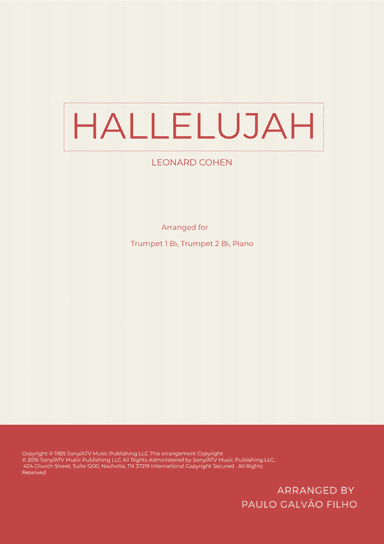 Hallelujah (arr. Paulo Galvao Filho)