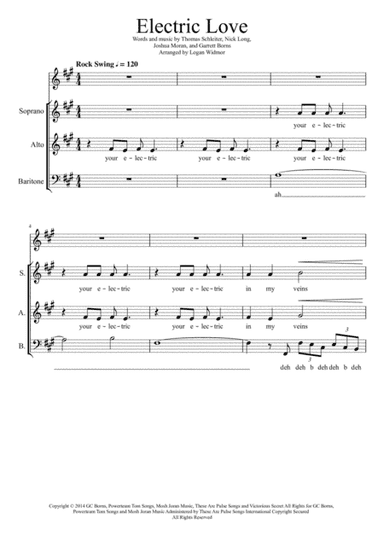 Electric Love (arr. Logan Widmor)