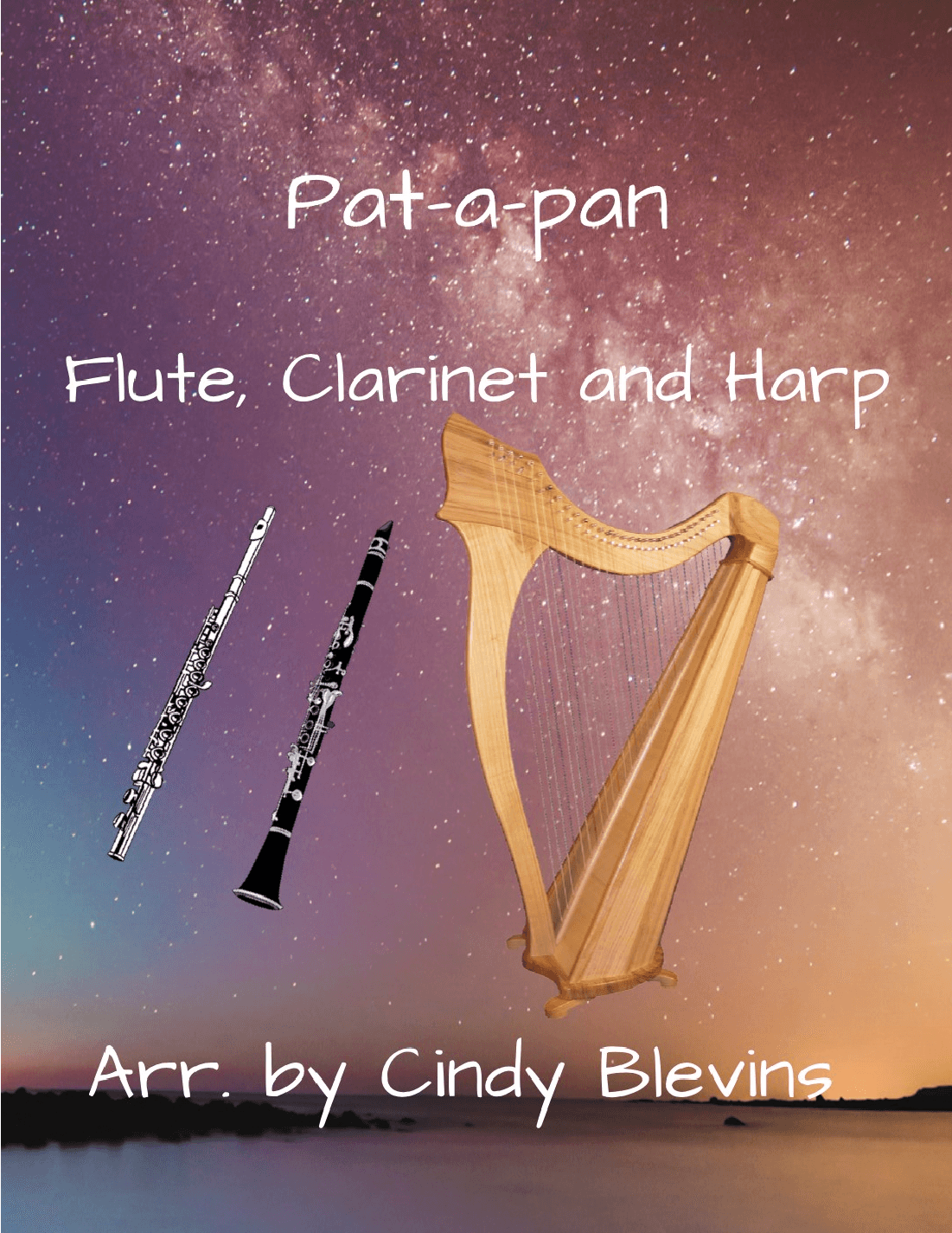 Pat-a-pan, for Harp, Flute and Clarinet (arr. Cindy Blevins)