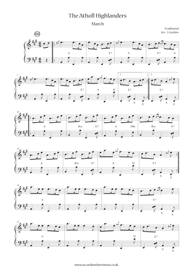 The Atholl Highlanders (arr. Julia Gordon)