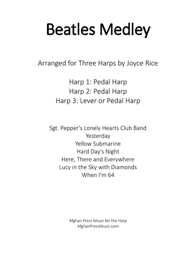 Sgt. Pepper's Lonely Hearts Club Band (arr. Joyce Rice)