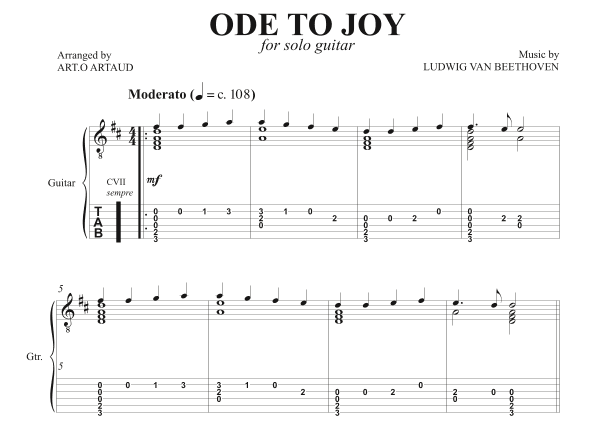 Ode to Joy (arr. Art.o Artaud)