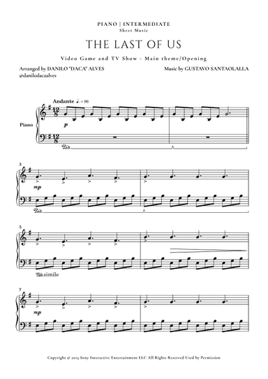 The Last Of Us (arr. Danilo "Daca" Alves)