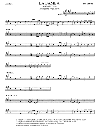 La Bamba (arr. Jorge Juárez)