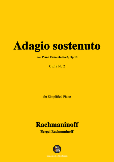 Rachmaninoff-Adagio sostenuto,Op.18 No.2 (arr. OSM Press)