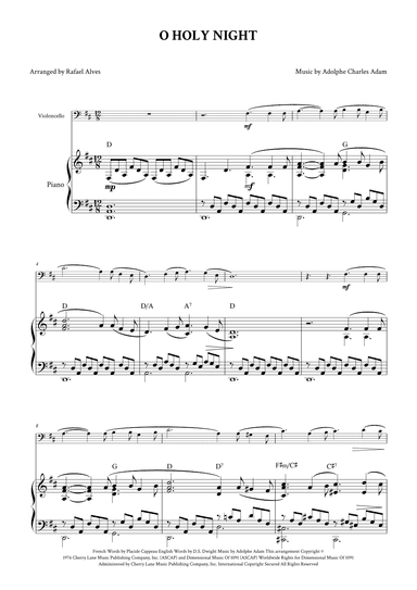 O Holy Night (arr. Rafael Alves)