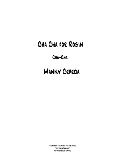 Cha Cha for Robin