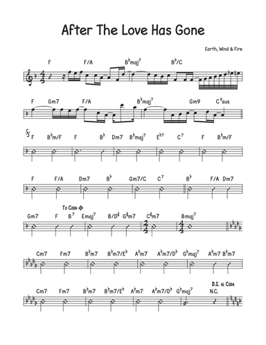 After The Love Has Gone (arr. David M Fagnant)