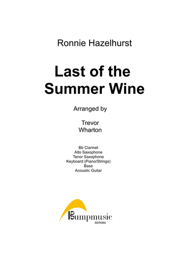 Last Of The Summer Wine Theme (arr. Trevor Wharton)