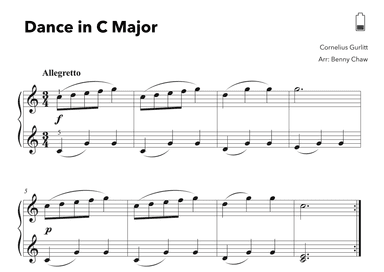 Dance in C Major (arr. Benny Chaw)