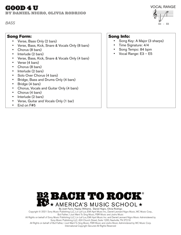 Good 4 U (arr. Bach to Rock)