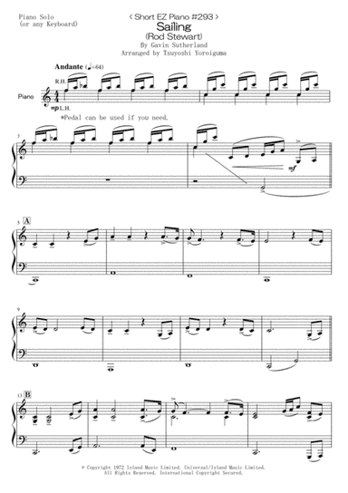 Sailing (arr. Tsuyoshi Yoroiguma)