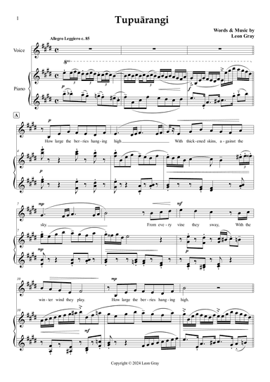 Tupuarangi (Solo Version)