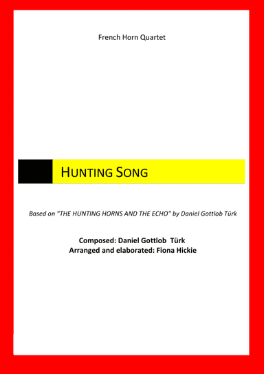 Hunting Song (arr. Fiona Hickie)