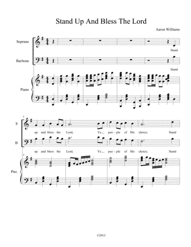 Stand Up and Bless the LORD (arr. Alan Deyton)