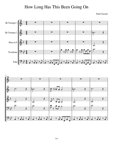 How Long Has This Been Going On (arr. Joseph Pugh)