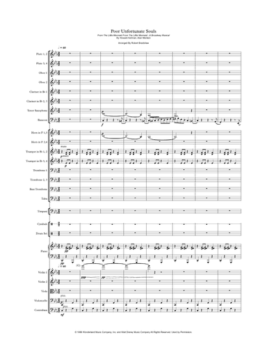 Poor Unfortunate Souls (arr. Robert Bradshaw)