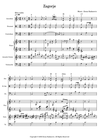 Zagorje - for band