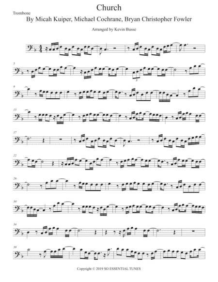 Church (take Me Back) (arr. Kevin Busse)