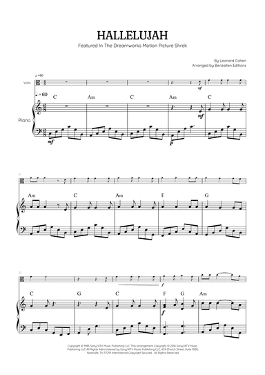 Hallelujah (arr. Benzaiten Editions)
