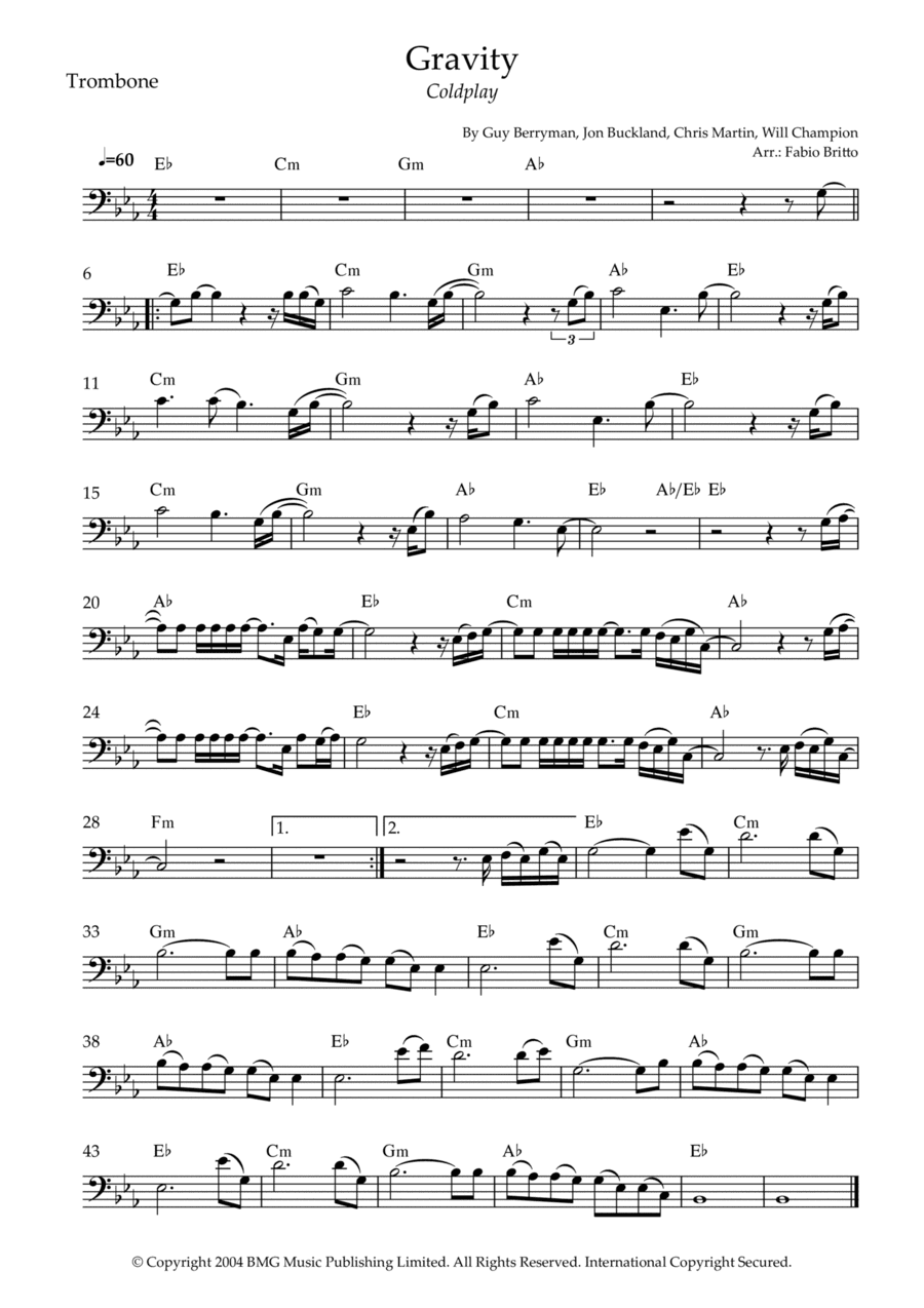 Gravity (arr. Fabio Britto)