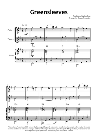 Greensleeves (arr. Glauco Fernandes)
