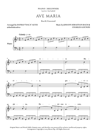 Ave Maria (arr. Danilo "Daca" Alves)