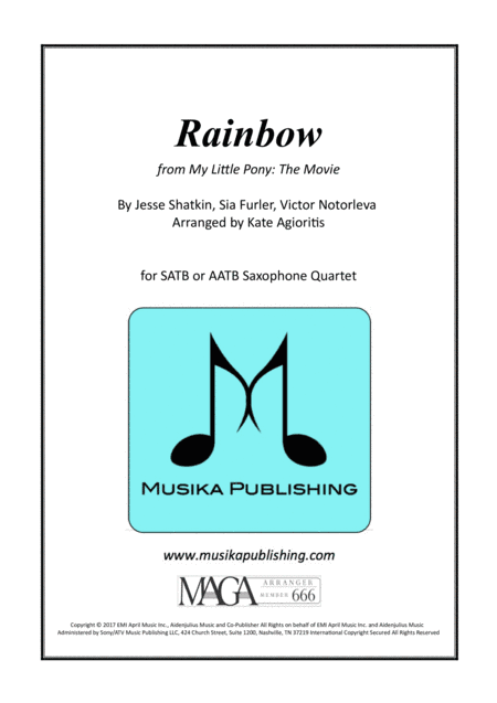 Rainbow (arr. Kate Agioritis)