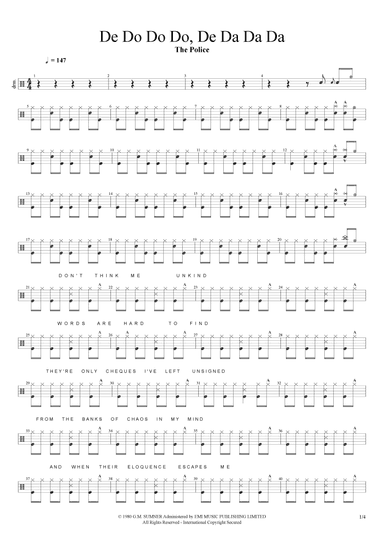 De Do Do Do, De Da Da Da (arr. Cyril Mayer)