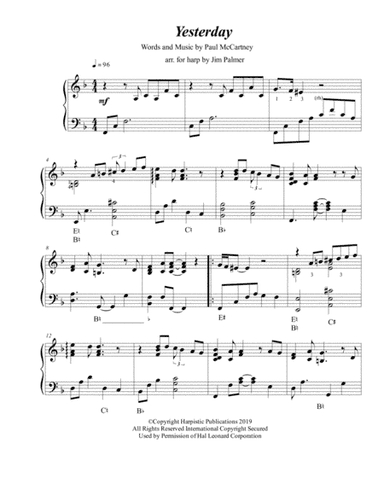 Yesterday (arr. Jim Palmer)