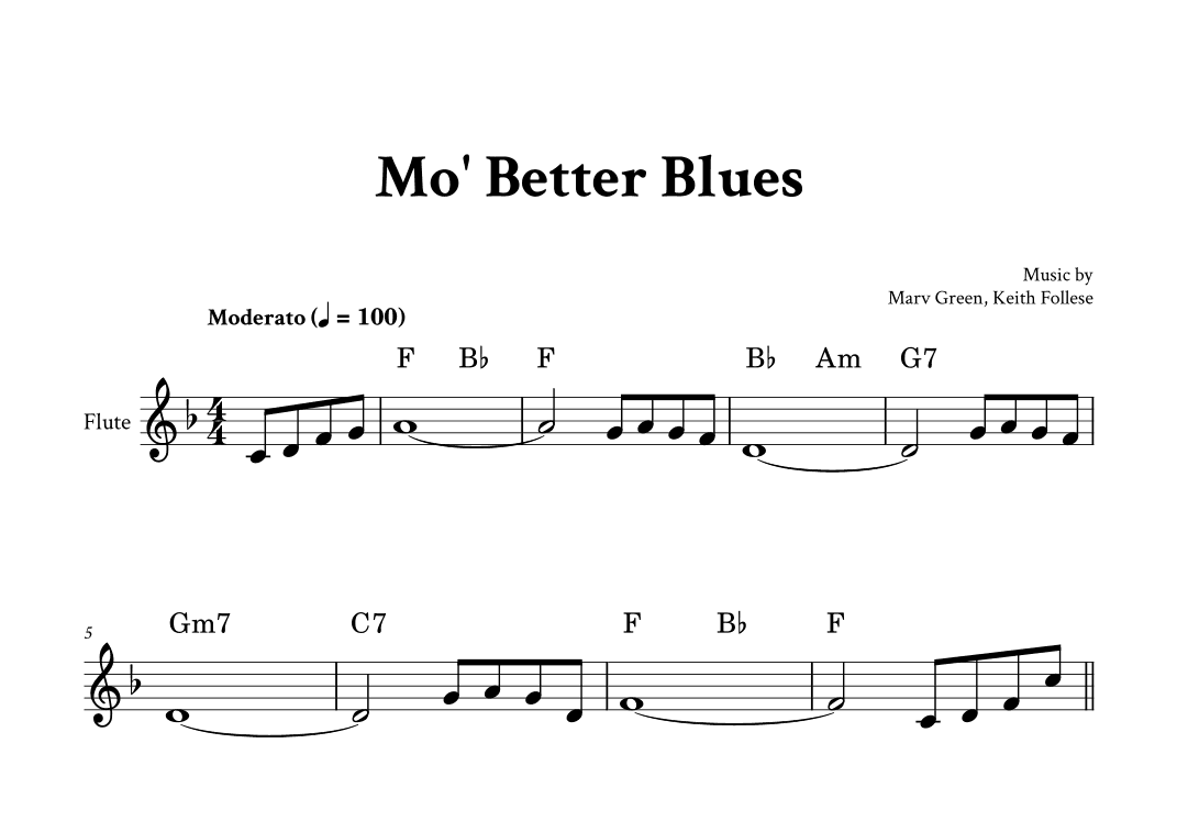 Mo Better Blues (arr. Yuri Noronha)