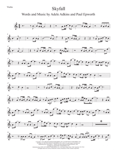 Skyfall (arr. Kevin Busse)