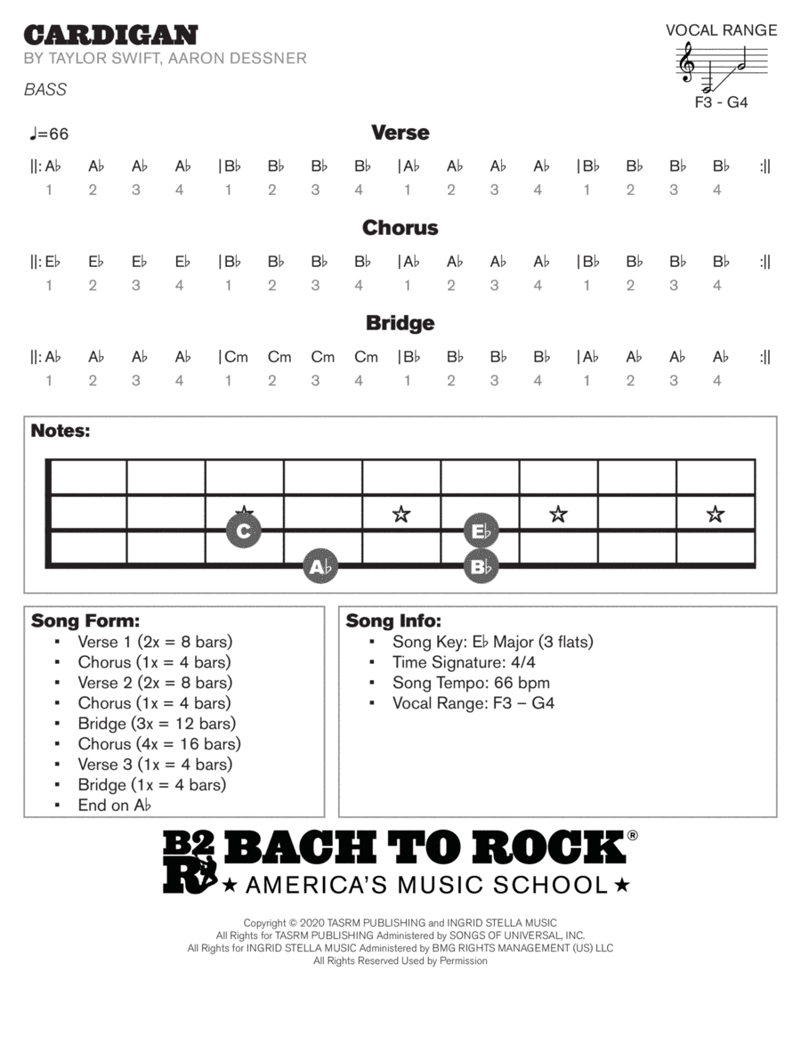 Cardigan (arr. Bach to Rock)