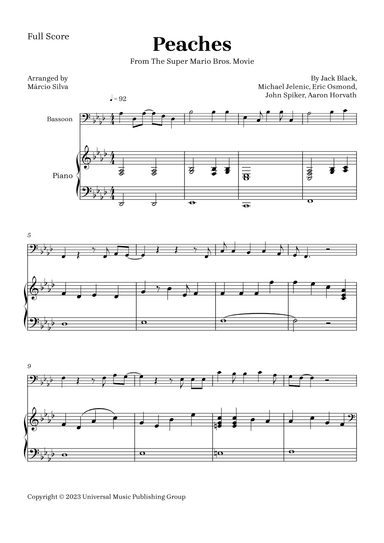 Peaches (arr. Márcio Silva)