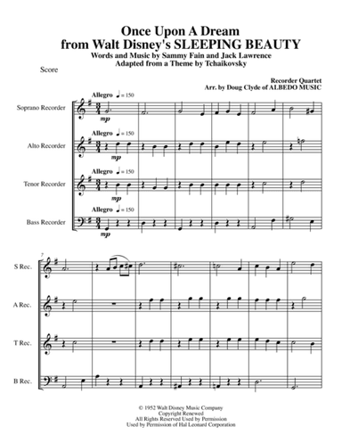 Once Upon A Dream (arr. Doug Clyde)