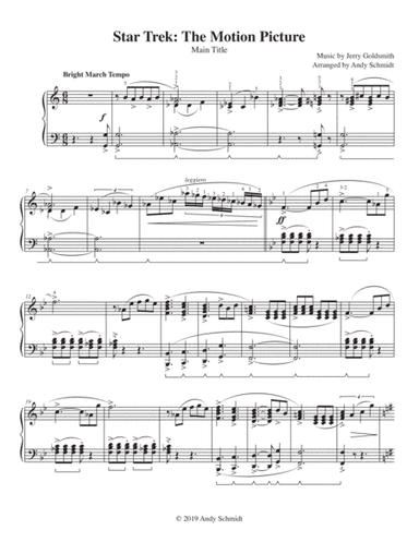 Star Trek(r) The Motion Picture (arr. Andy Schmidt)