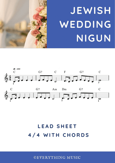 Jewish Wedding nigun | ניגון חופה | easy lead sheet tutorial (arr. Rivka Sloboder)