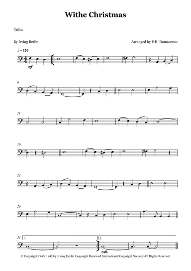 White Christmas (arr. P.H. Damasceno)