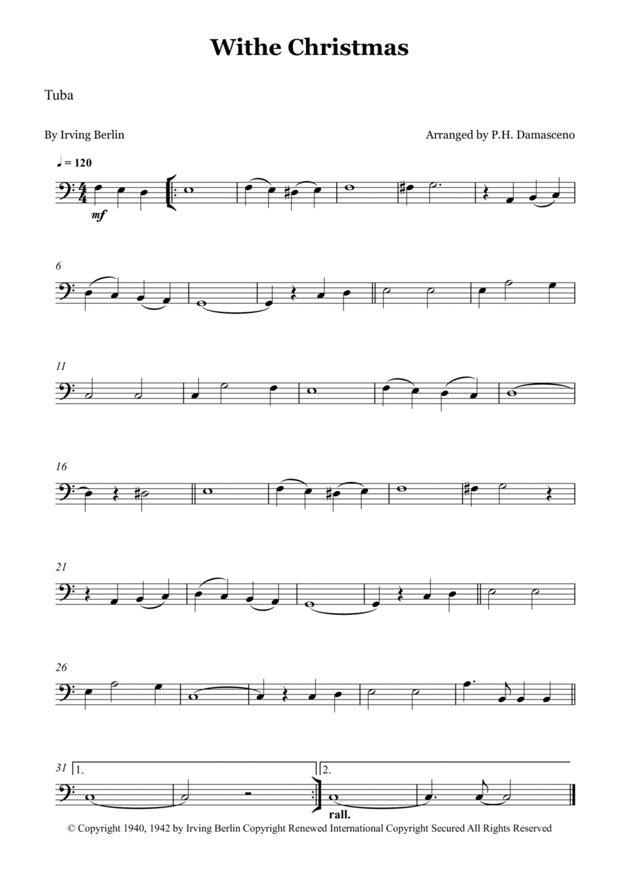 White Christmas (arr. P.H. Damasceno)