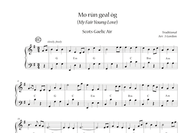 Mo rùn geal òg  (My Fair Young Love) (arr. Julia Gordon)