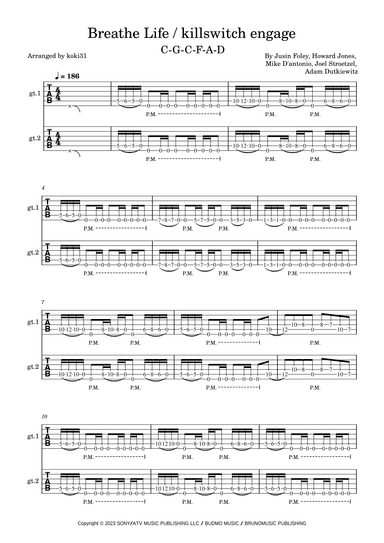 Breathe Life (arr. koki31)