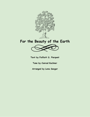 For the Beauty of the Earth (three violins and cello) (arr. Lena Seeger)