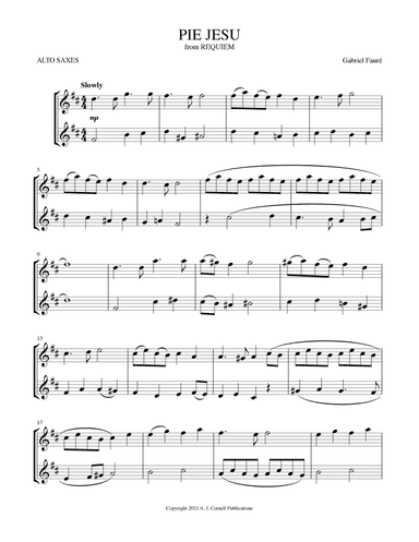 Pie Jesu (from Requiem) (arr. Mark Phillips)