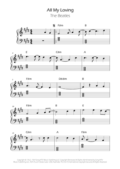 All My Loving (arr. Ygor Nunes)