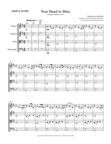Your Hand In Mine (arr. Sherry Lewis)