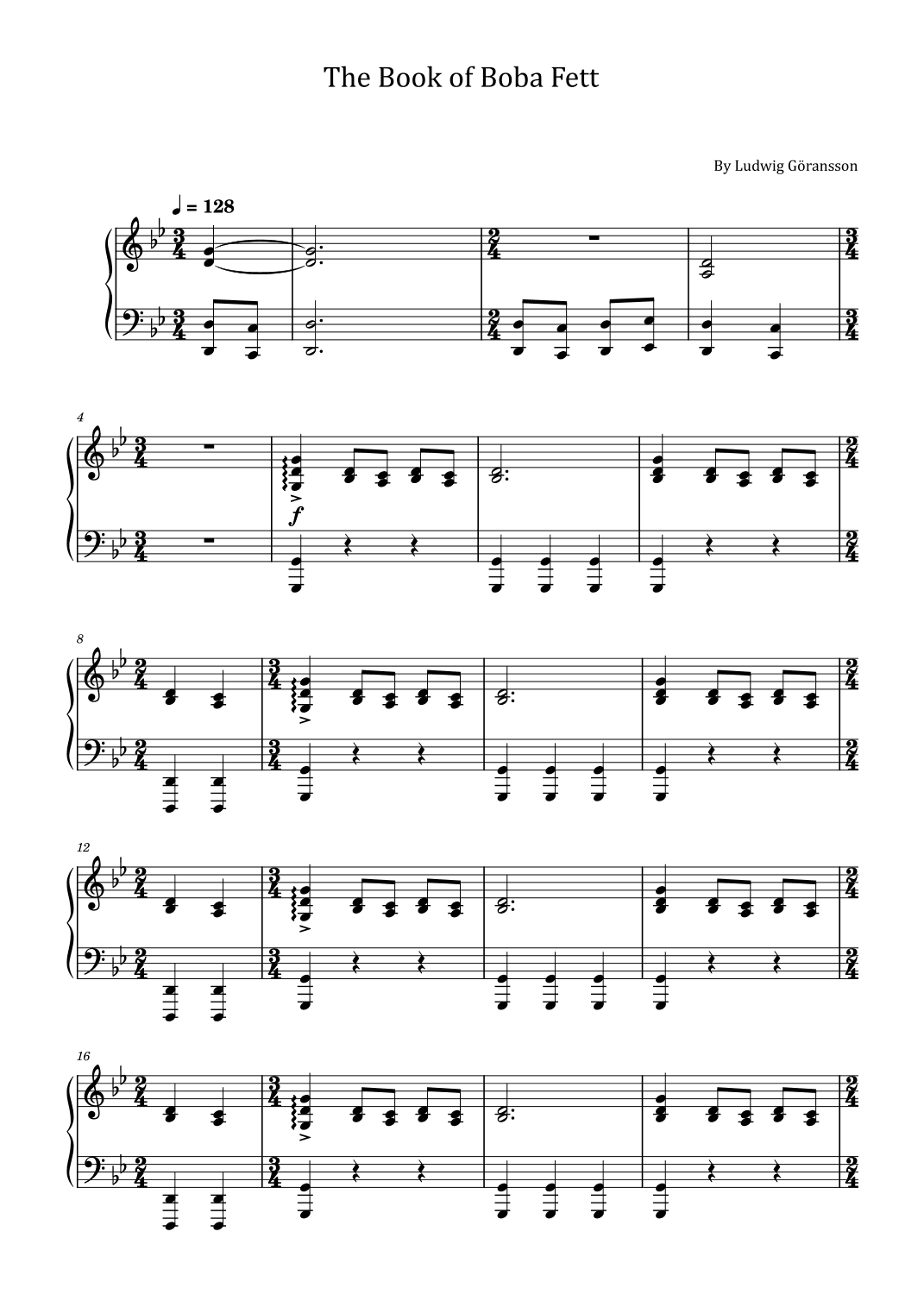 The Book Of Boba Fett Main Title Theme (arr. poon)