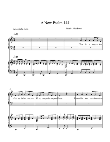 A New Psalm 144