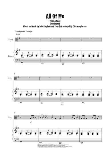 All Of Me (arr. Ellen Macphersonn)