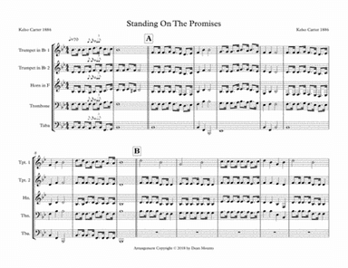 Standing On The Promises (arr. Dean Mounts)
